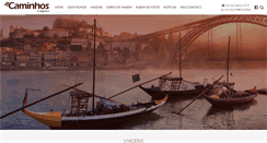 Desktop Screenshot of caminhosviagens.com.br